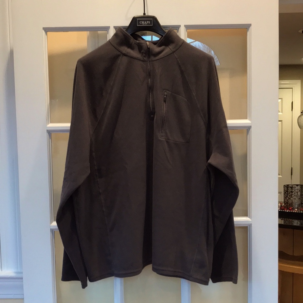 LLbean 3/4 zip fleece pullover